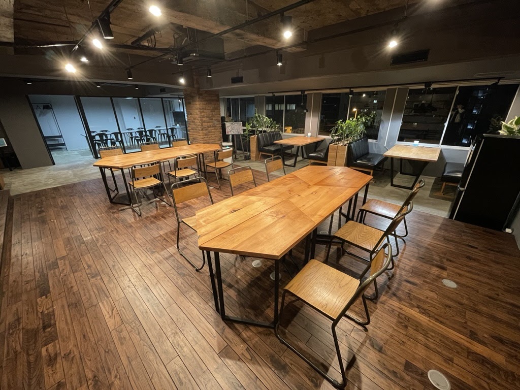 レンタルスペースRANATAIL南森町フロア貸切プランレイアウト例